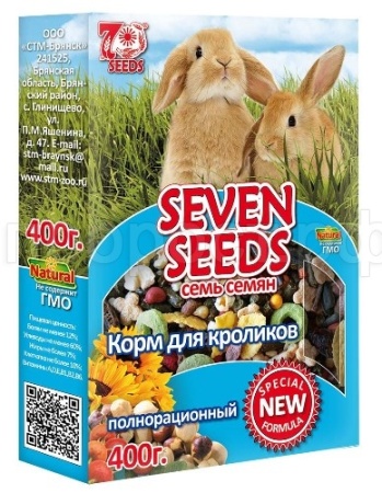 Корм для декоративных кроликов SEVEN SEEDS Special 400гр