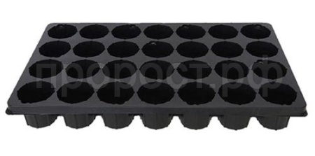 Кассета д/рассады на 28 ячеек 51*29см стандарт /50шт/РС