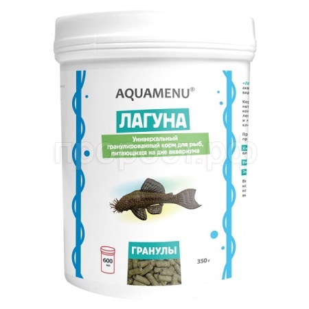 Корм для донных рыб АкваМеню Лагуна банка 600мл
