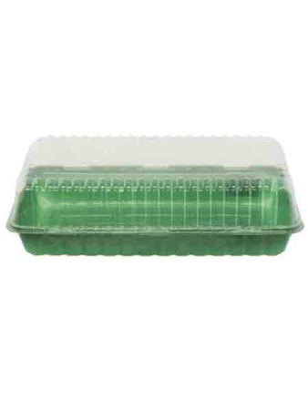 Парник на подоконник под торфяные таблетки на 11 мест d-33 /24*12*5см/105 шт/ А